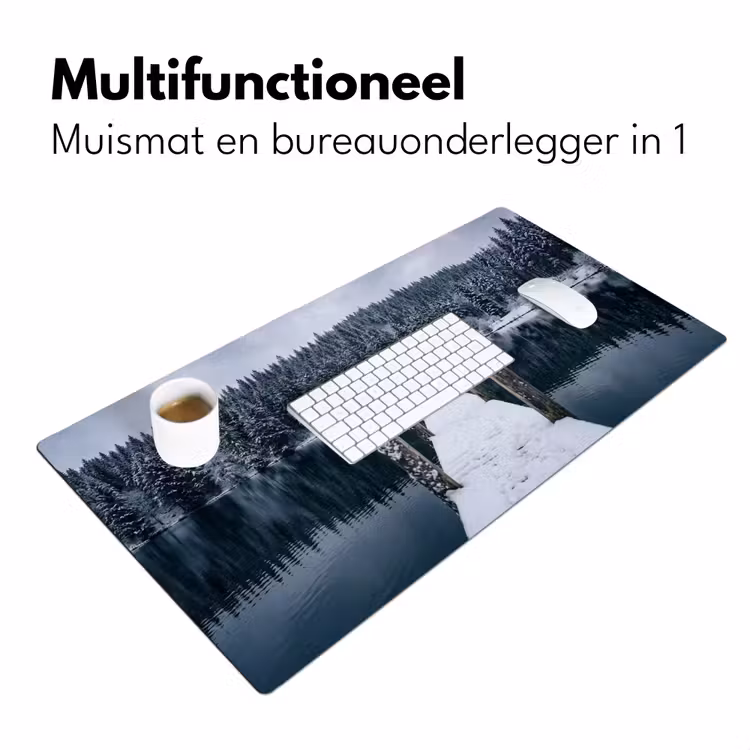 Bureau onderlegger - Steiger - Meer - Sneeuw - Bergen - Rustgevend — 7