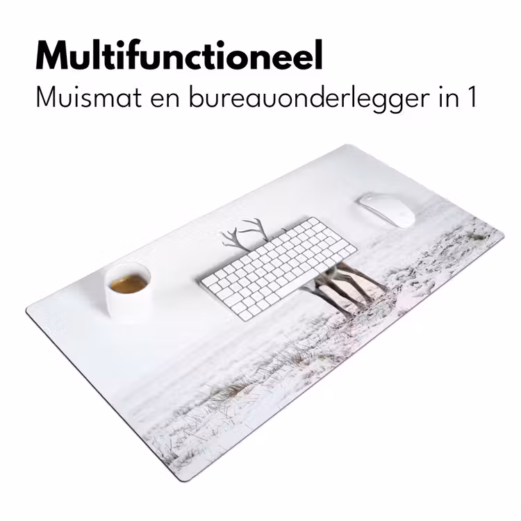 Bureau onderlegger - Rendier - Gewei - Sneeuw - Winter — 7