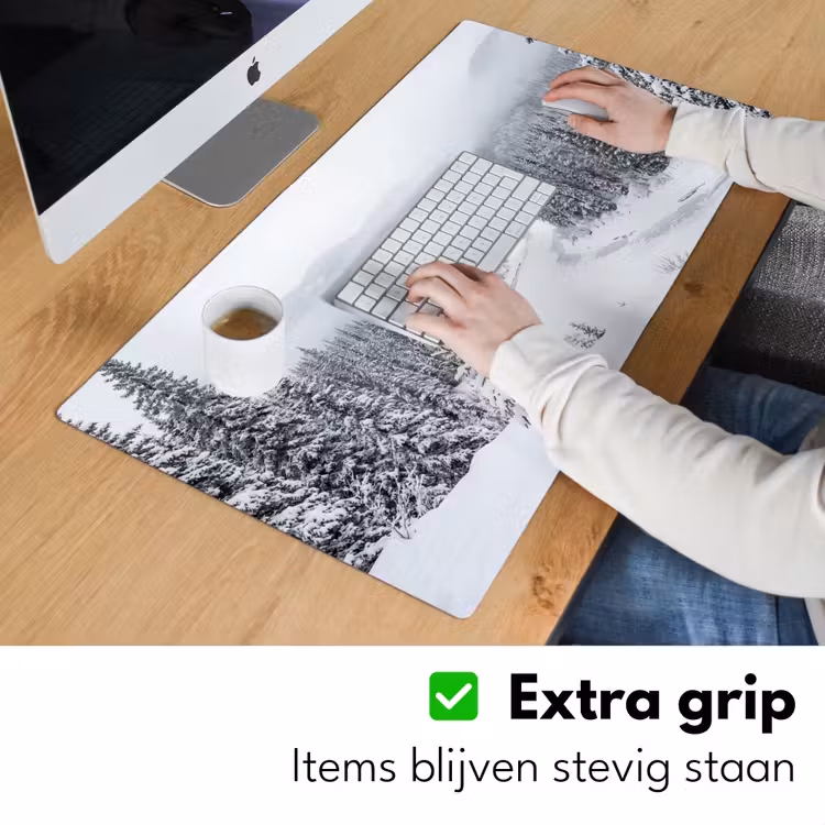 Bureau onderlegger - Rivier - Bevroren - Landschap - Winter — 6