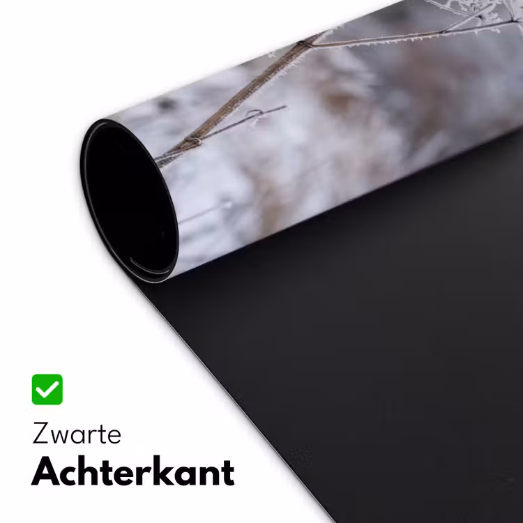 Bureau onderlegger - Schermbloem - Rijp - Kristallen - Winter - Delicaat — 5