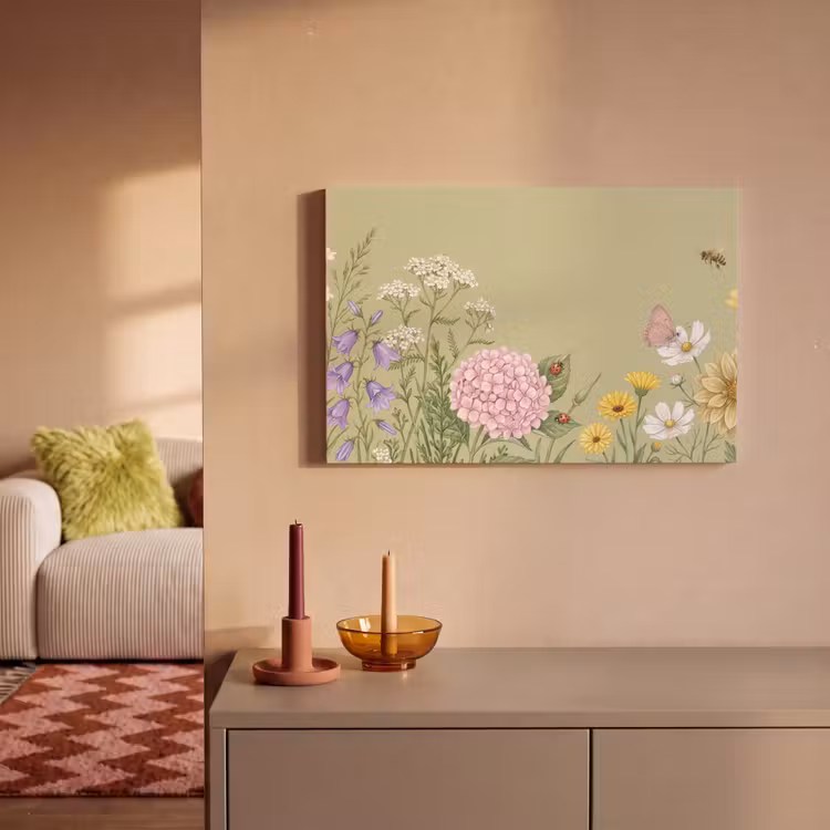 Canvas schilderij - Botanisch - Bloemen - Kleurrijk — 2