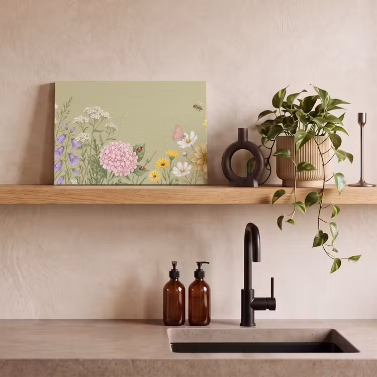 Canvas schilderij - Botanisch - Bloemen - Kleurrijk — 3