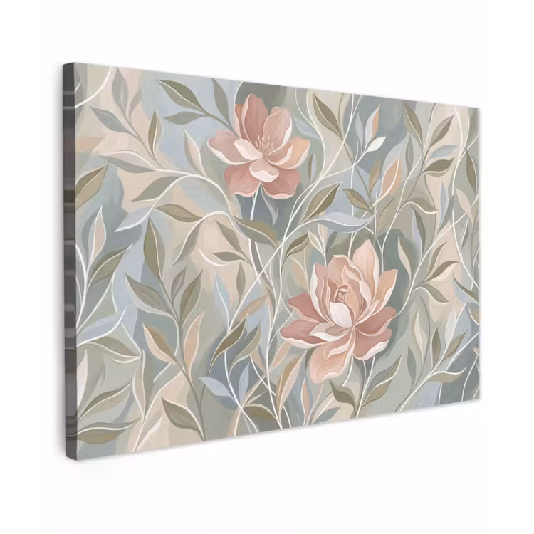 Canvas schilderij - Elegant - Romantiek - Roze — 1