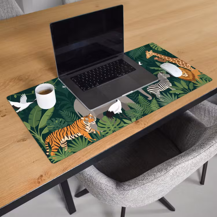 Bureau onderlegger - Tropisch - Jungle - Groen — 3