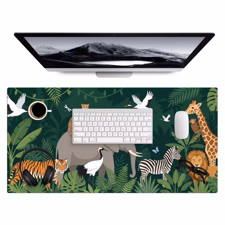 Bureau onderlegger - Tropisch - Jungle - Groen — 4