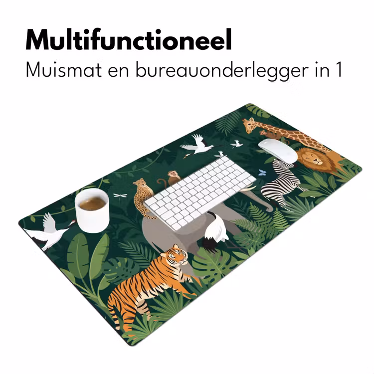 Bureau onderlegger - Tropisch - Jungle - Groen — 7