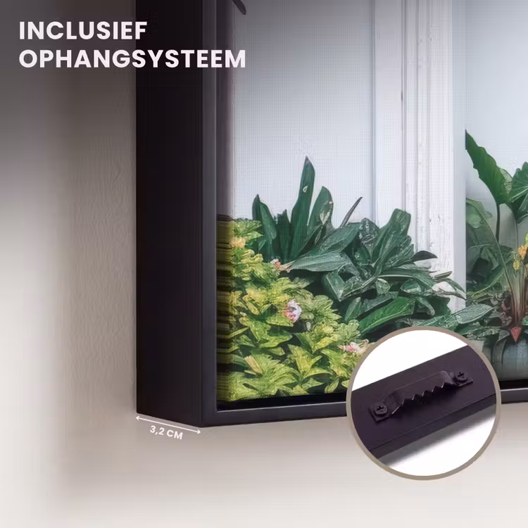 Canvas met lijst - Deur - Patronen - Planten — 3
