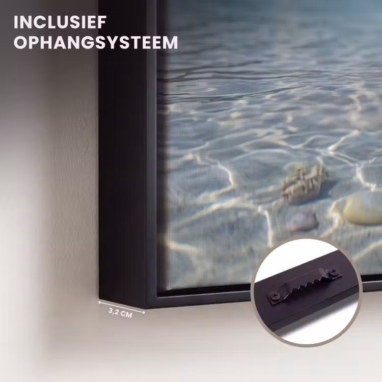 Canvas met lijst - Tropisch - Badeend - geel — 3