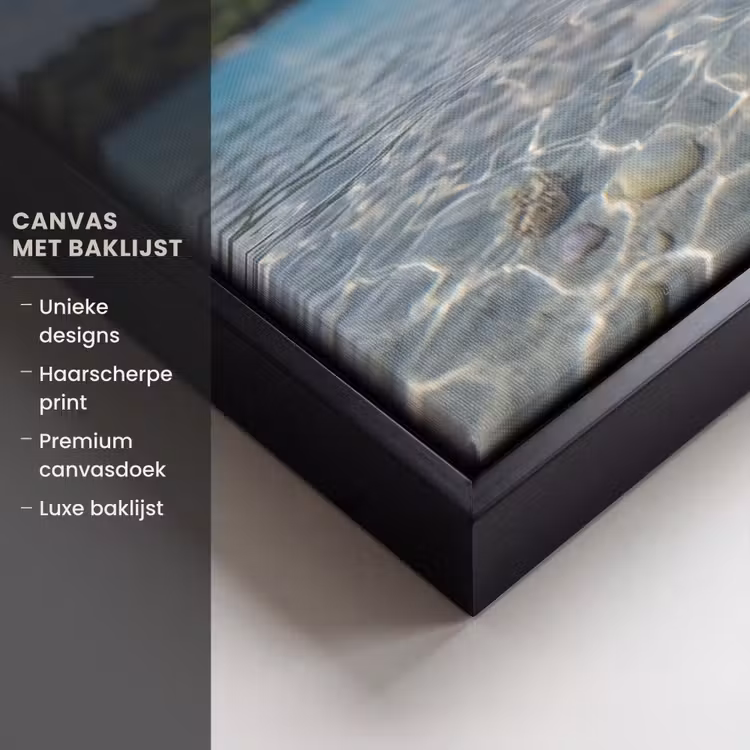 Canvas met lijst - Tropisch - Badeend - geel — 5