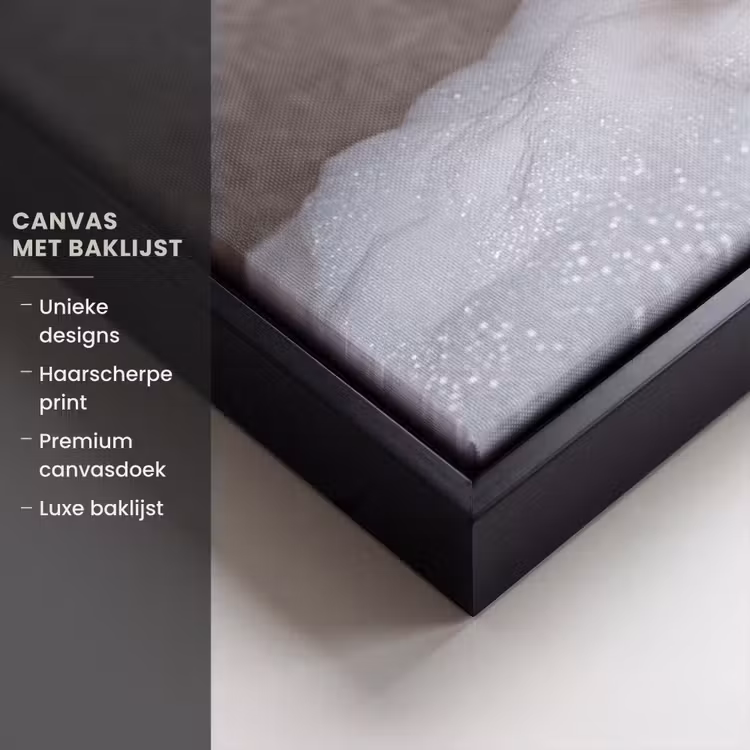 Canvas met lijst - Welpje - Bad - Geel — 5