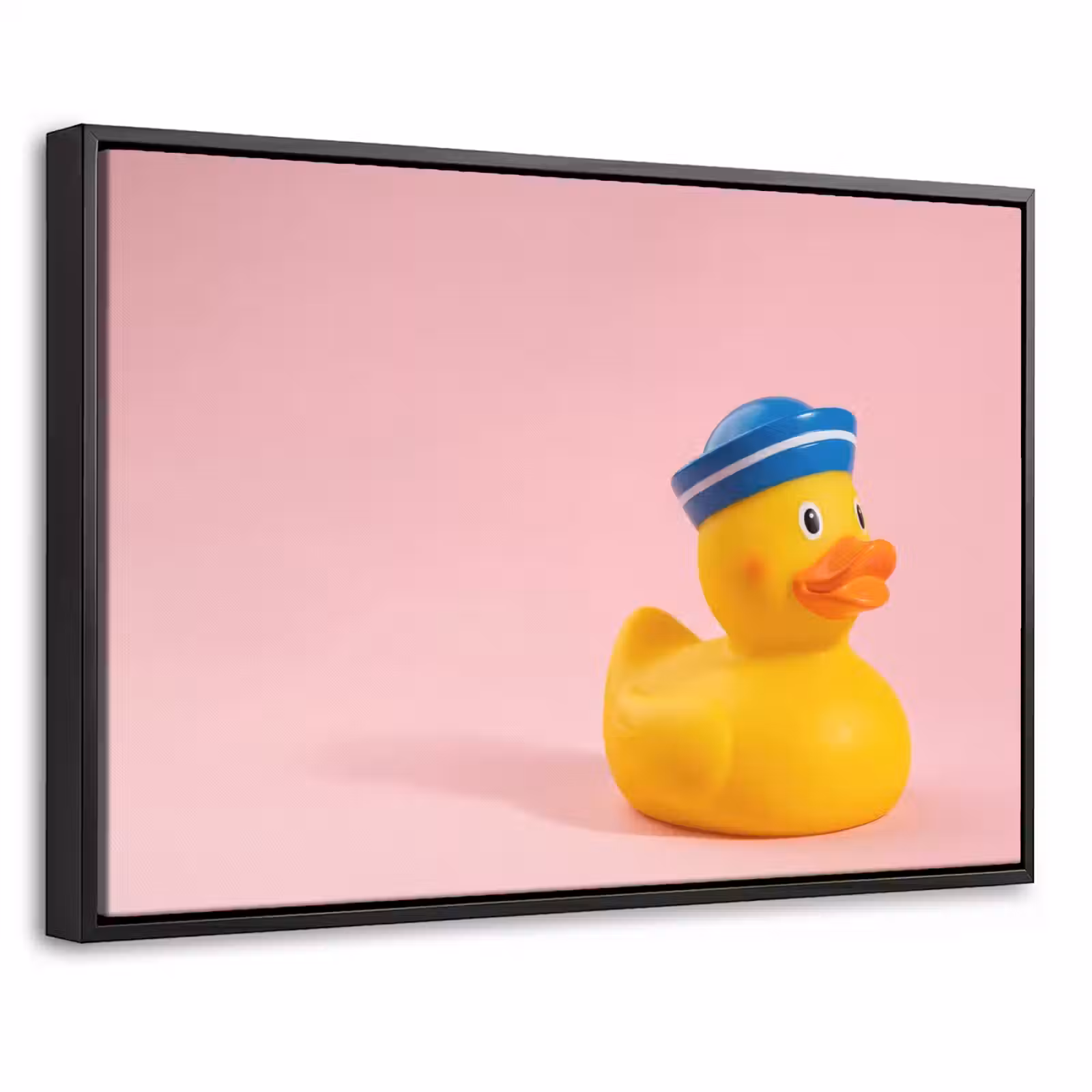 Canvas met lijst - Matroos - Eend - Roze — 1
