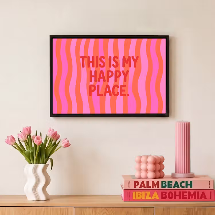 Canvas met lijst - Tekst - Modern - Kleurrijk — 8