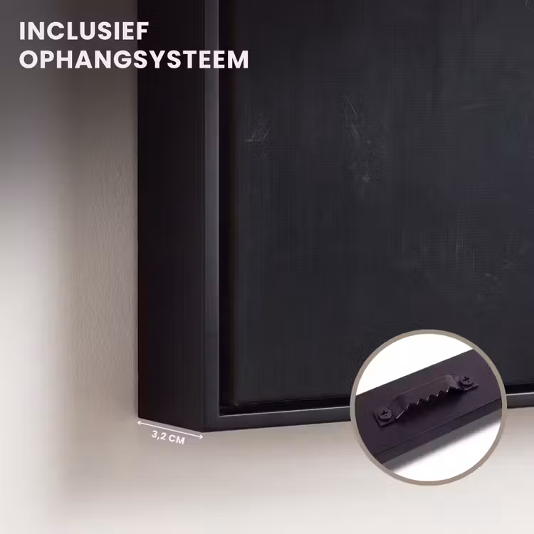 Canvas met lijst - Iconisch - Modern - Kleurrijk — 3