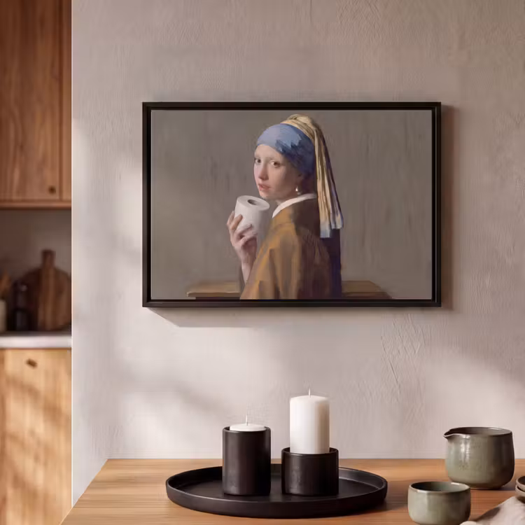 Canvas met lijst - Klassiek - Humor - Kleurrijk — 2