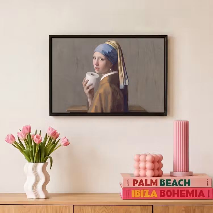 Canvas met lijst - Klassiek - Humor - Kleurrijk — 8