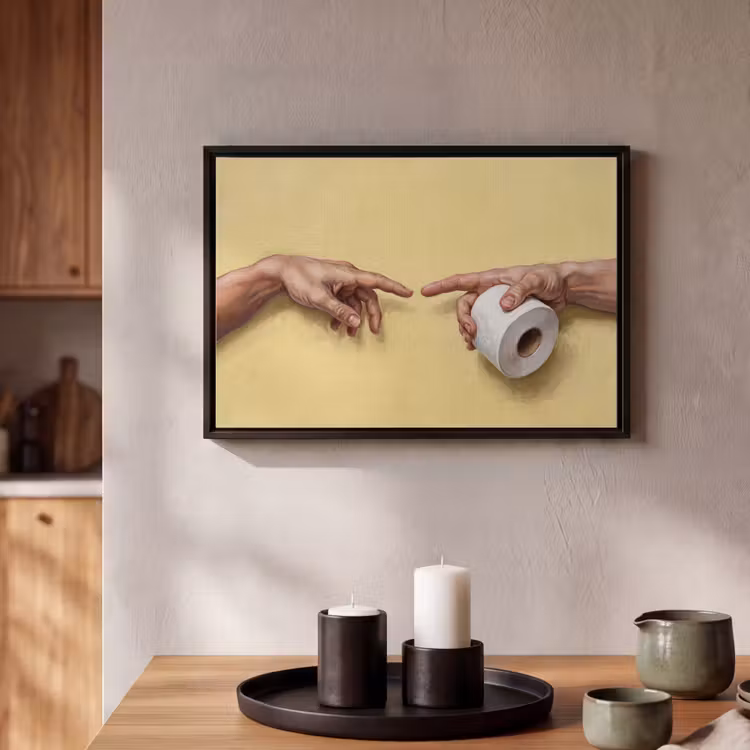 Canvas met lijst - Klassiek - Kunst - Humor — 2