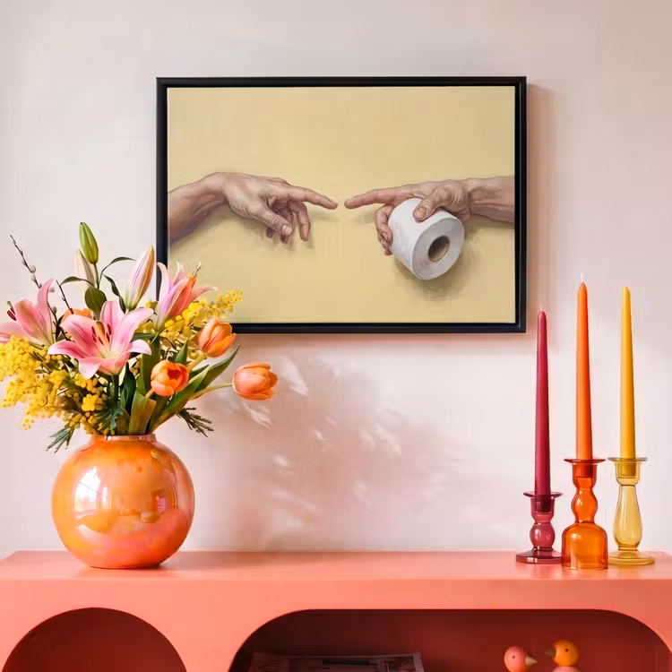 Canvas met lijst - Klassiek - Kunst - Humor — 4