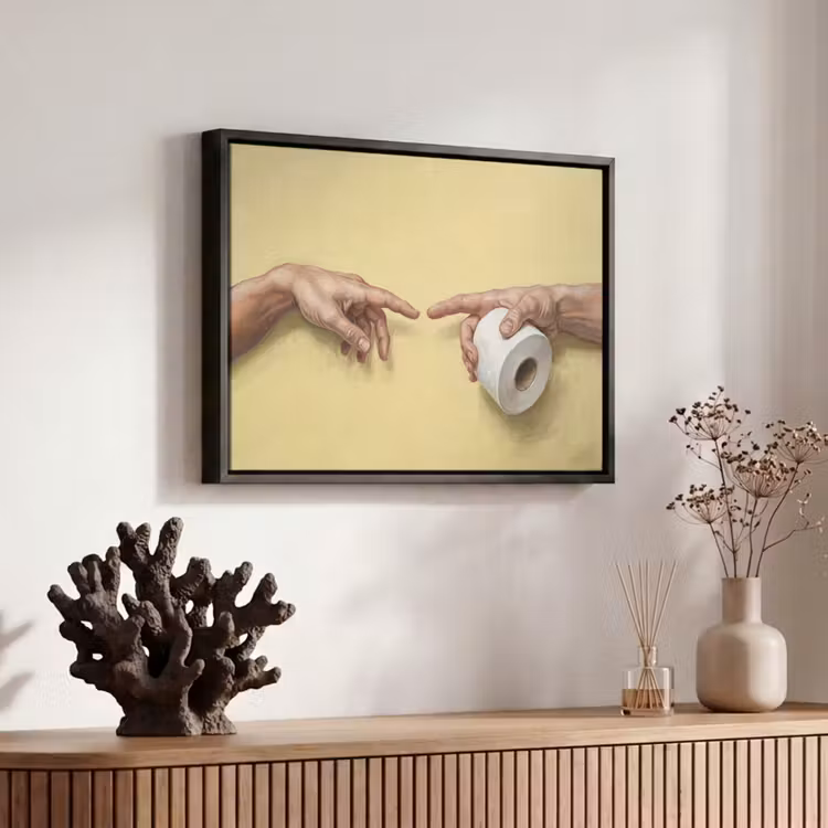 Canvas met lijst - Klassiek - Kunst - Humor — 6