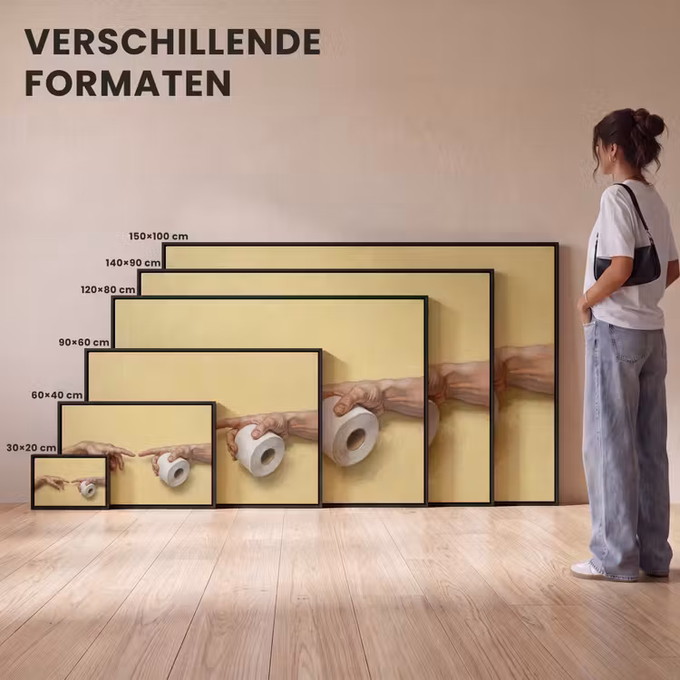 Canvas met lijst - Klassiek - Kunst - Humor — 7