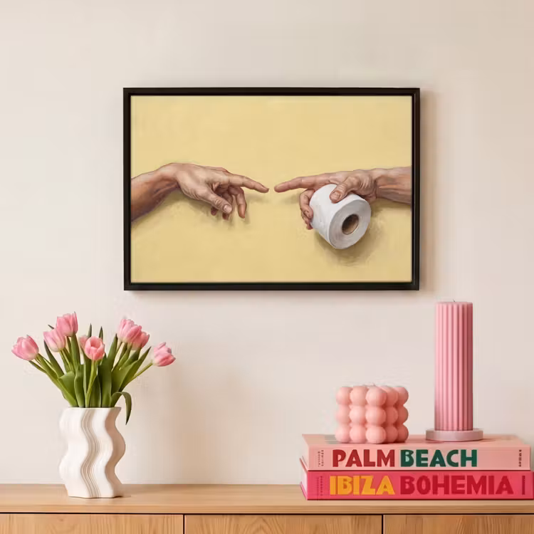Canvas met lijst - Klassiek - Kunst - Humor — 8