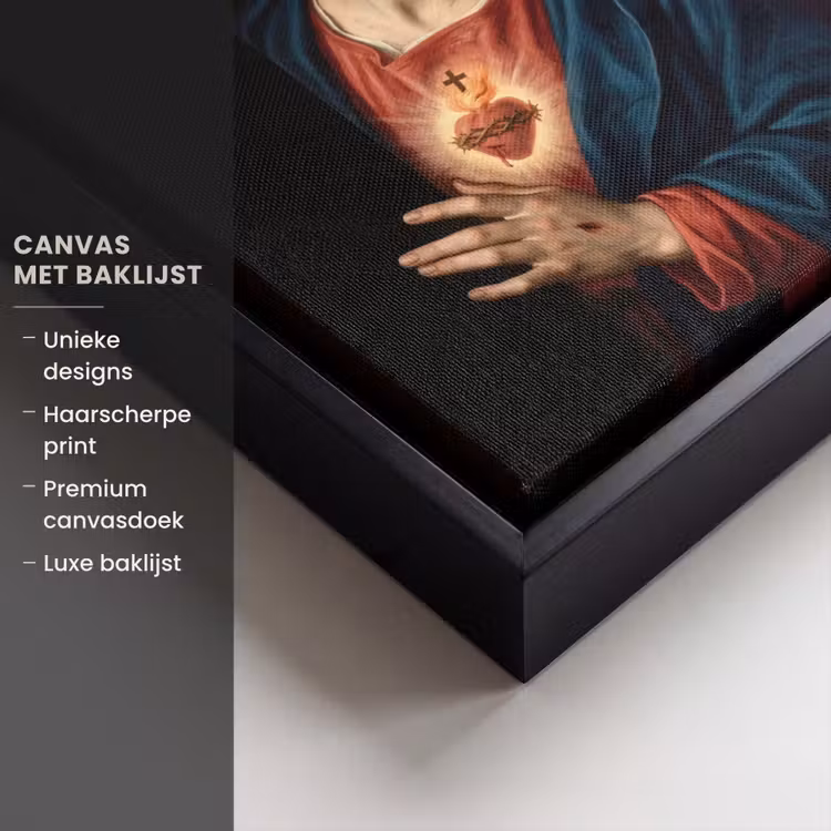 Canvas met lijst - Man - Tekst - Neon — 5