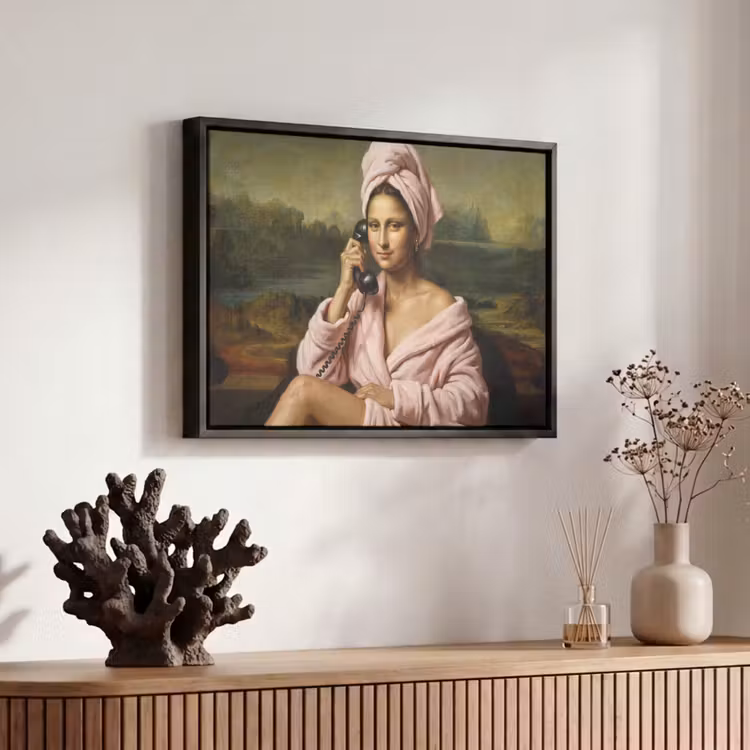 Canvas met lijst - Mona - Klassiek - Roze — 6