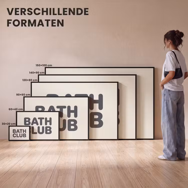 Canvas met lijst - Quote - Grijs - Wit — 7