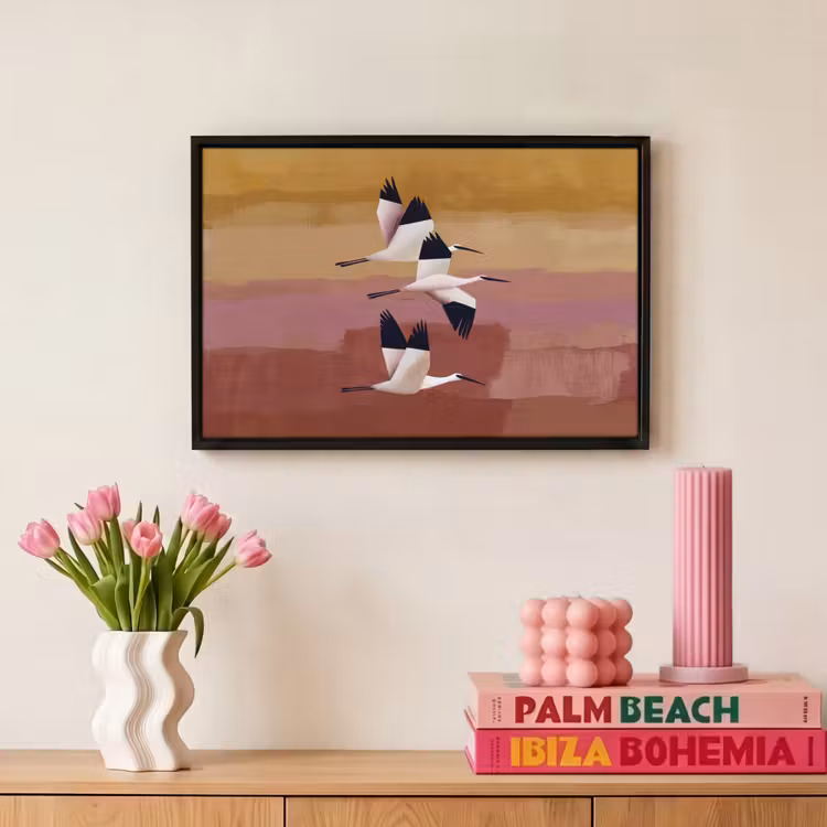 Canvas met lijst - Vogels - Snavel - Abstract — 8