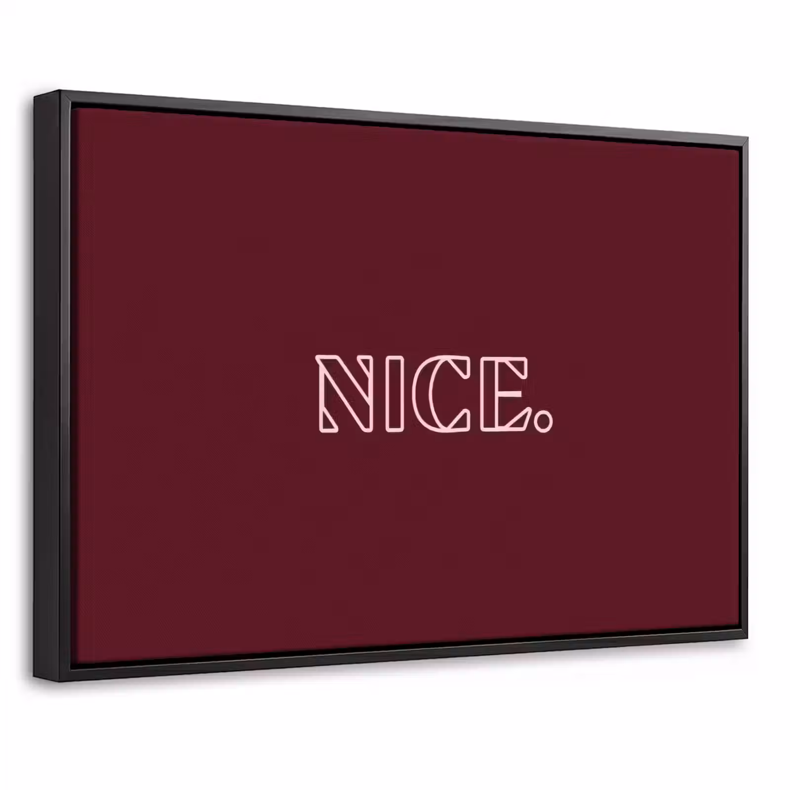 Canvas met lijst - Bordeaux - Nice - minimalistisch — 1