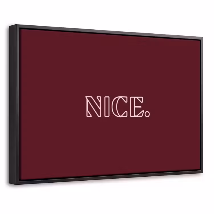 Canvas met lijst - Bordeaux - Nice - minimalistisch — 1