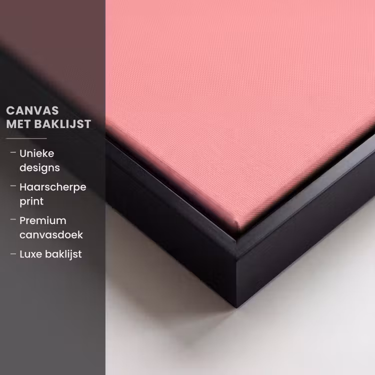Canvas met lijst - Dream - 3D - Rood - Roze — 5