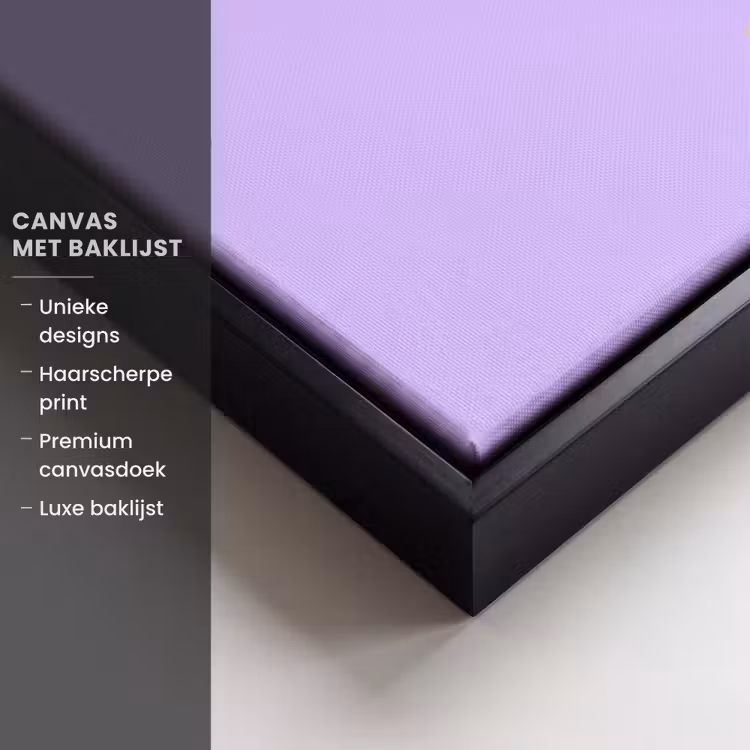 Canvas met lijst - Dream - Paars - Typografisch — 5