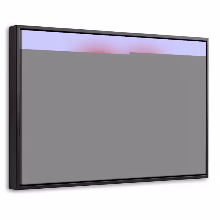Canvas met lijst - I liked it so it's mine - Neon hart - Paars — 1