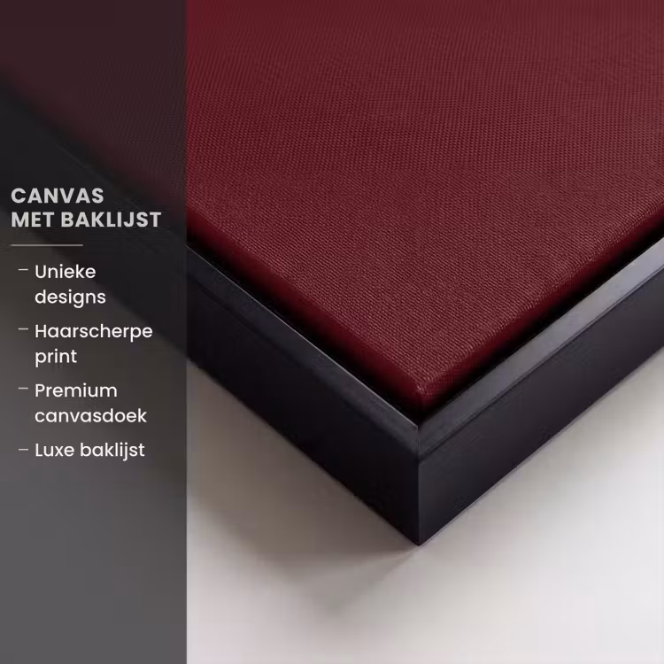 Canvas met lijst - Nice - Bordeaux - Roze — 5