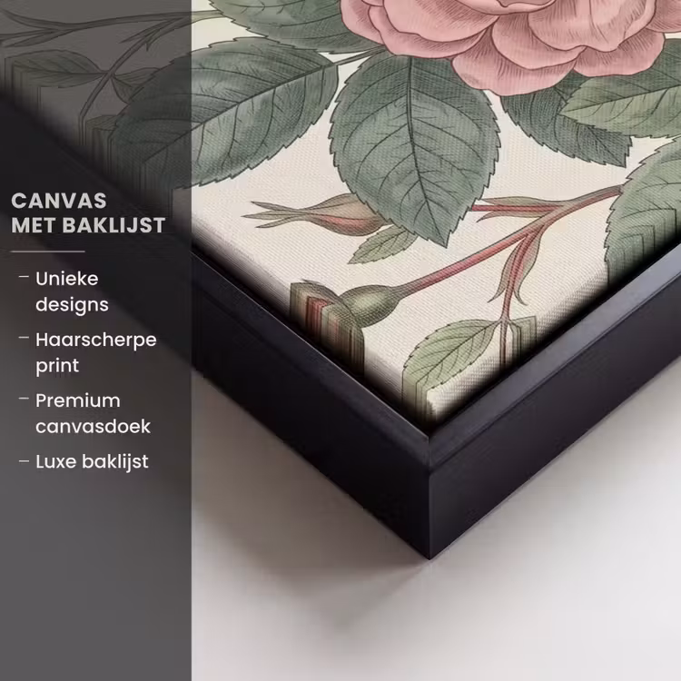 Canvas met lijst - Romantisch - Design - Kleurrijk — 5