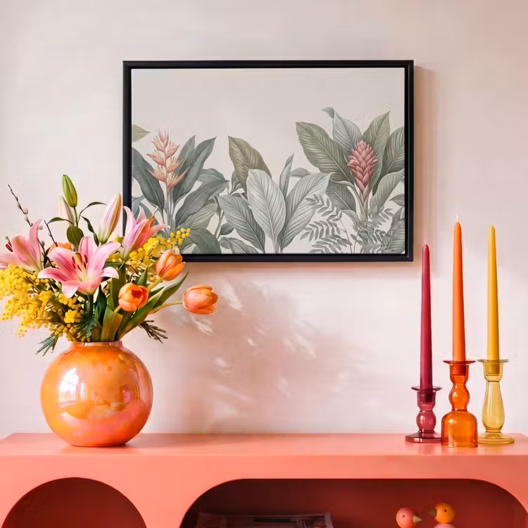 Canvas met lijst - Tropisch - Planten - Modern - Groen — 4