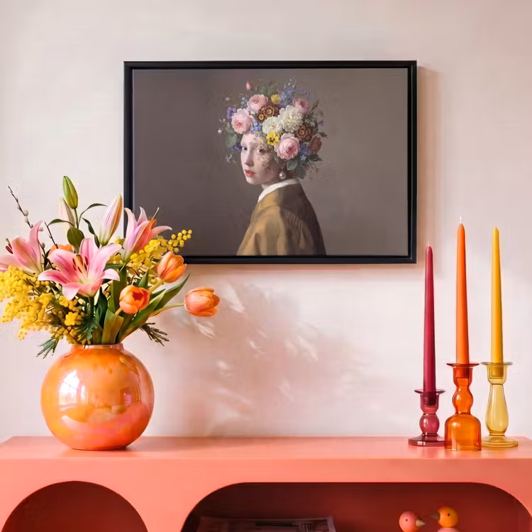 Canvas met lijst - Meesterwerk - Modern - Kleurrijk — 4