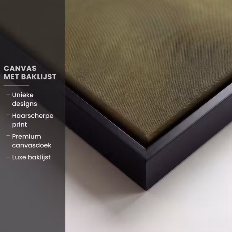 Canvas met lijst - Vos - Surrealistisch - Groen — 5