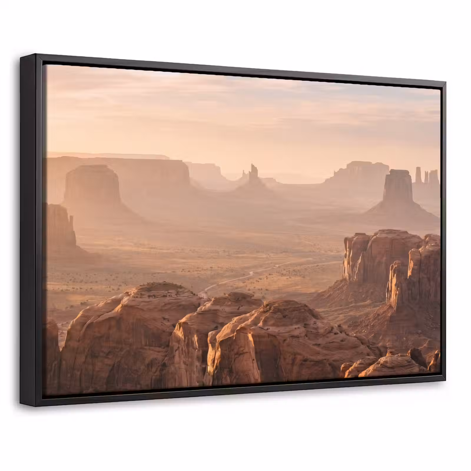 Canvas met lijst - Woestijn - Landschap - Natuur — 1