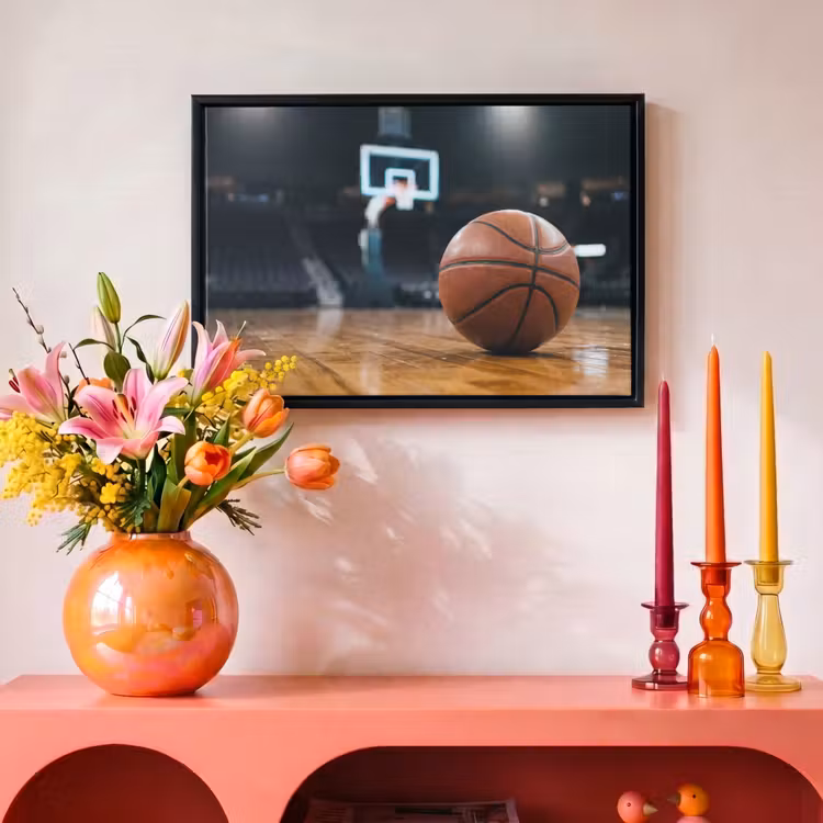 Canvas met lijst - Basketbal - Arena - Sport — 4