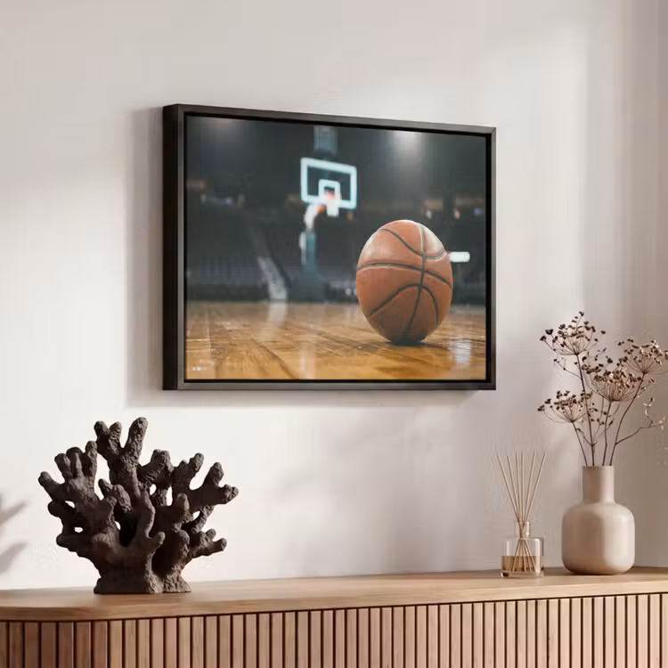 Canvas met lijst - Basketbal - Arena - Sport — 6
