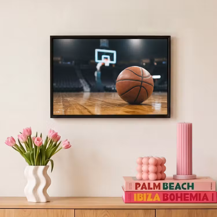 Canvas met lijst - Basketbal - Arena - Sport — 8