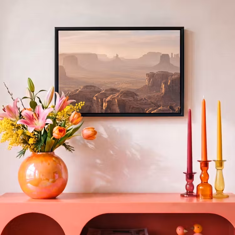 Canvas met lijst - Woestijn - Landschap - Natuur — 4