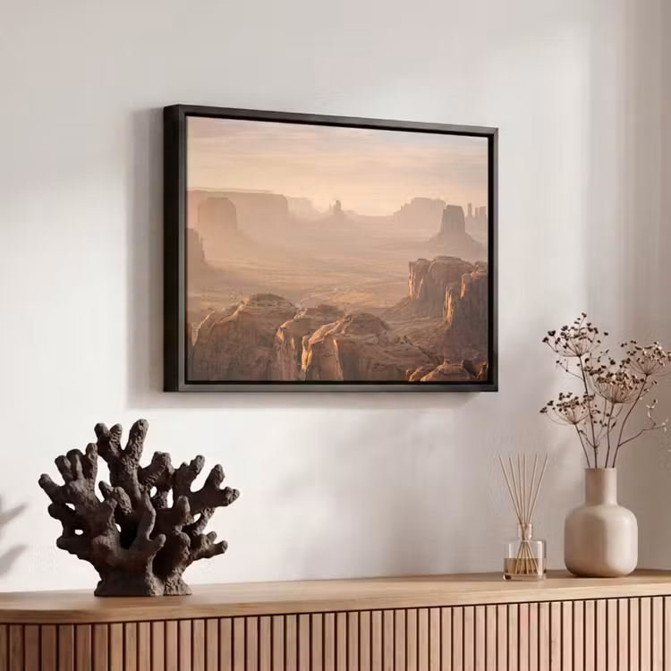 Canvas met lijst - Woestijn - Landschap - Natuur — 6