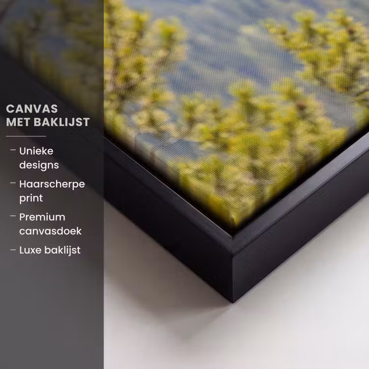 Canvas met lijst - Uil - Oehoe - Bomen - Natuur — 5