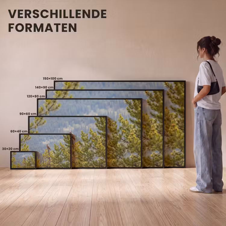 Canvas met lijst - Uil - Oehoe - Bomen - Natuur — 7
