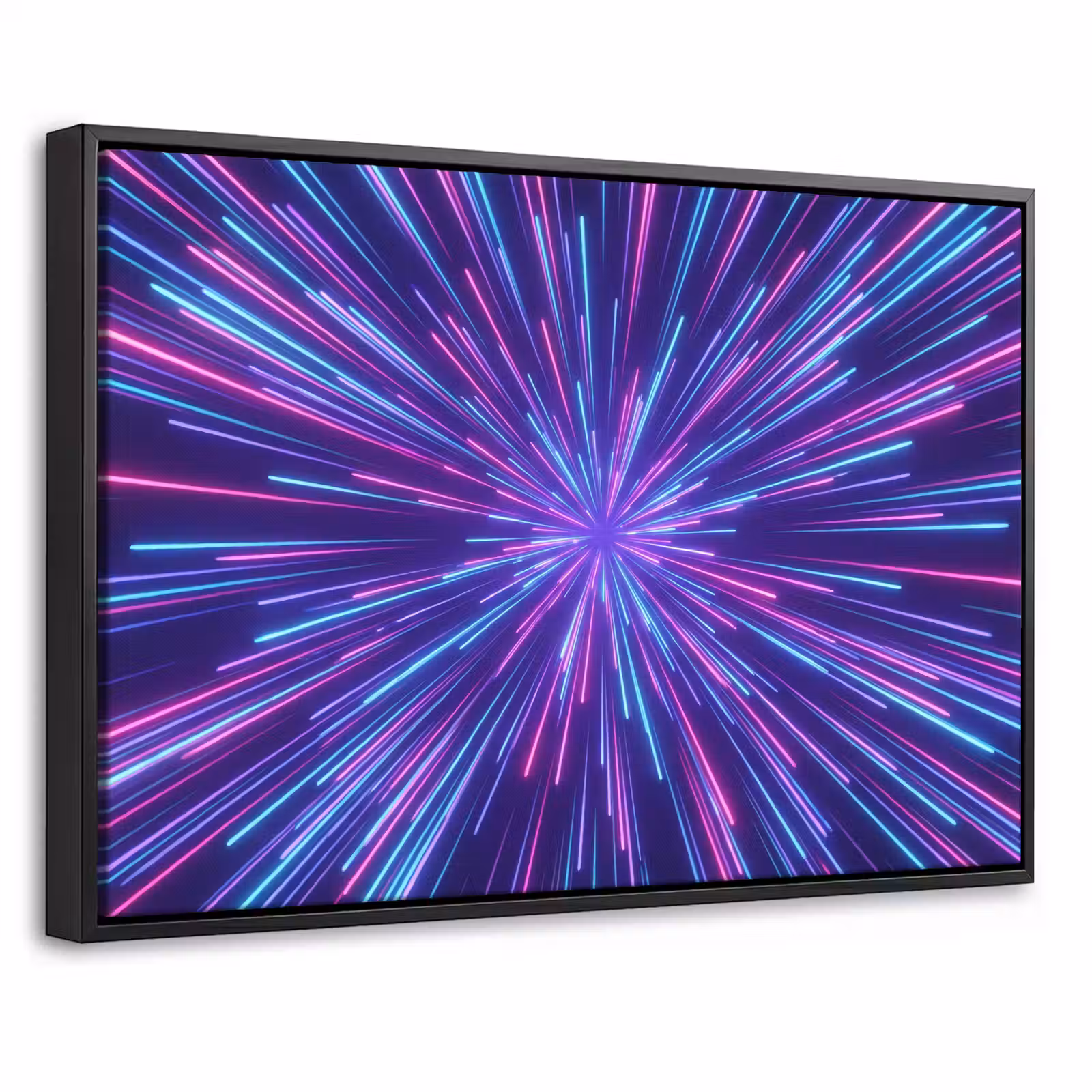 Canvas met lijst - Dynamisch - Ruimte - Kleurrijk — 1