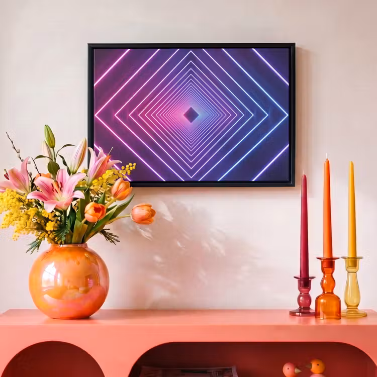 Canvas met lijst - Driedimensionaal - Tunnel - Ruimte — 4