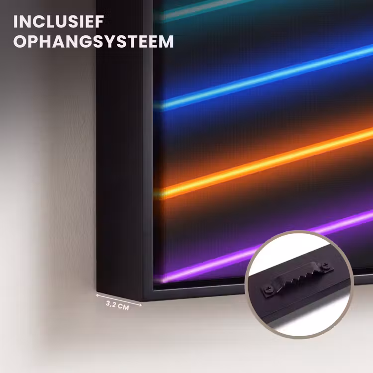 Canvas met lijst - Esthetiek - Retro - Neon — 3
