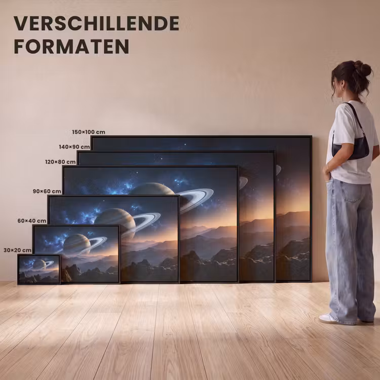 Canvas met lijst - Fantasy - Kosmos - Landschap — 7